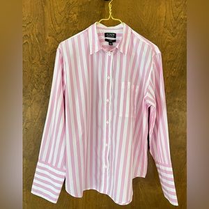 J. Crew x Garçon cotton poplin shirt in stripe